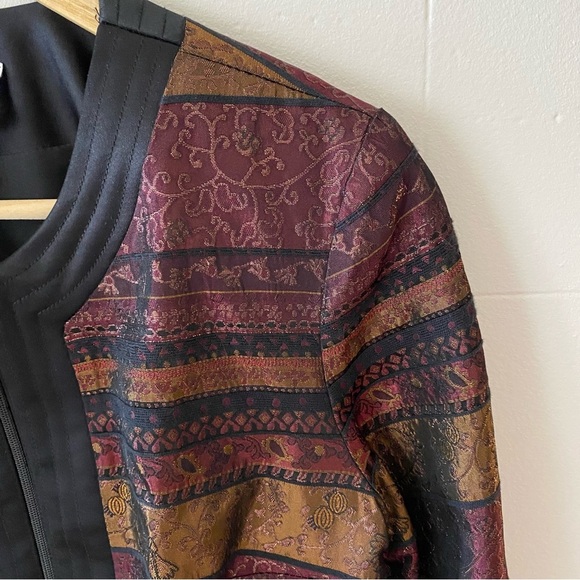 Joseph Ribkoff Metalic Detail Jacket - Picture 8 of 11